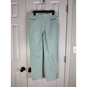 Soft Surroundings Womens Teal Jeans Size Small